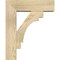 Ekena Millwork Merced Block Rough Sawn Bracket w/ Offset Brace, Douglas Fir, 6"W x 18"D x 22"H BKT0604X18X22MRC05RDF - alternate 4